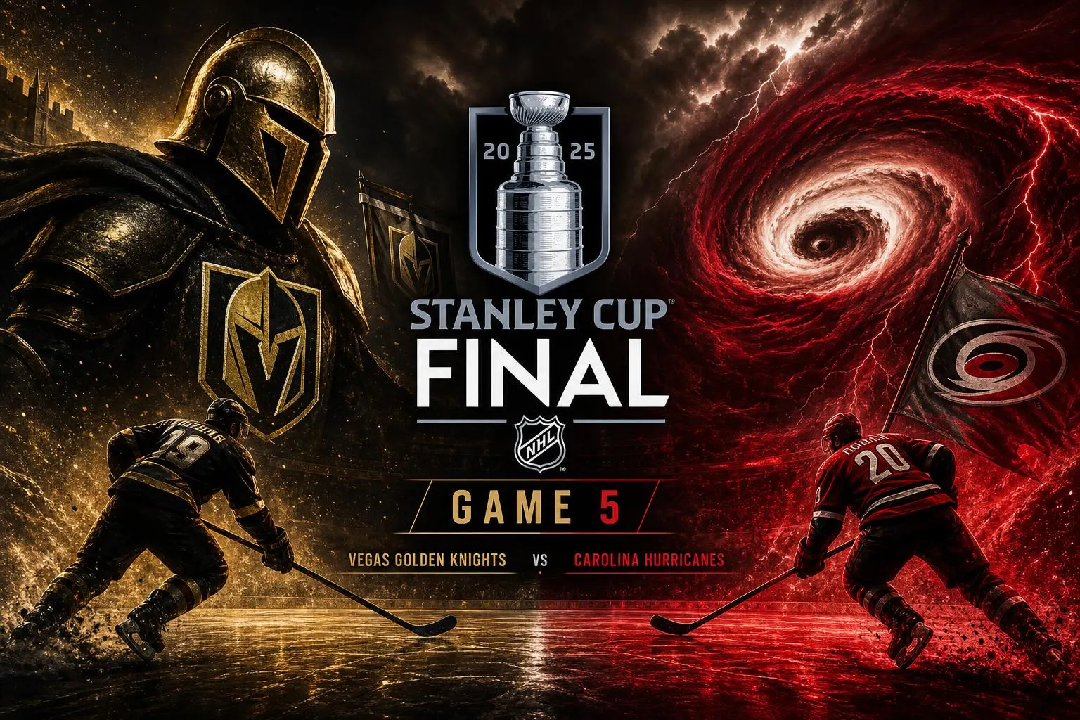 Vegas Golden Knights vs Carolina Hurricanes: Game 5 Stanley Cup Final Preview & Prediction