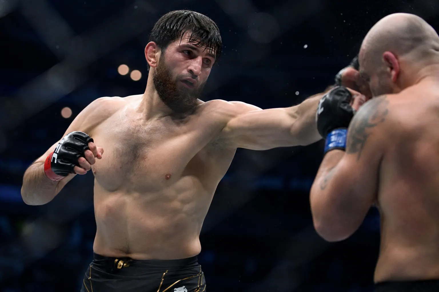 Magomed Ankalaev Reasserts Dominance with Fifth-Round TKO of Bogdan Guskov at UFC Abu Dhabi